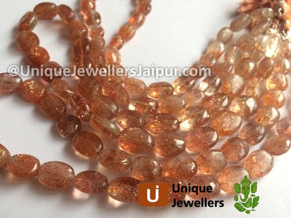 Sunstone Far Smooth Nugget Beads